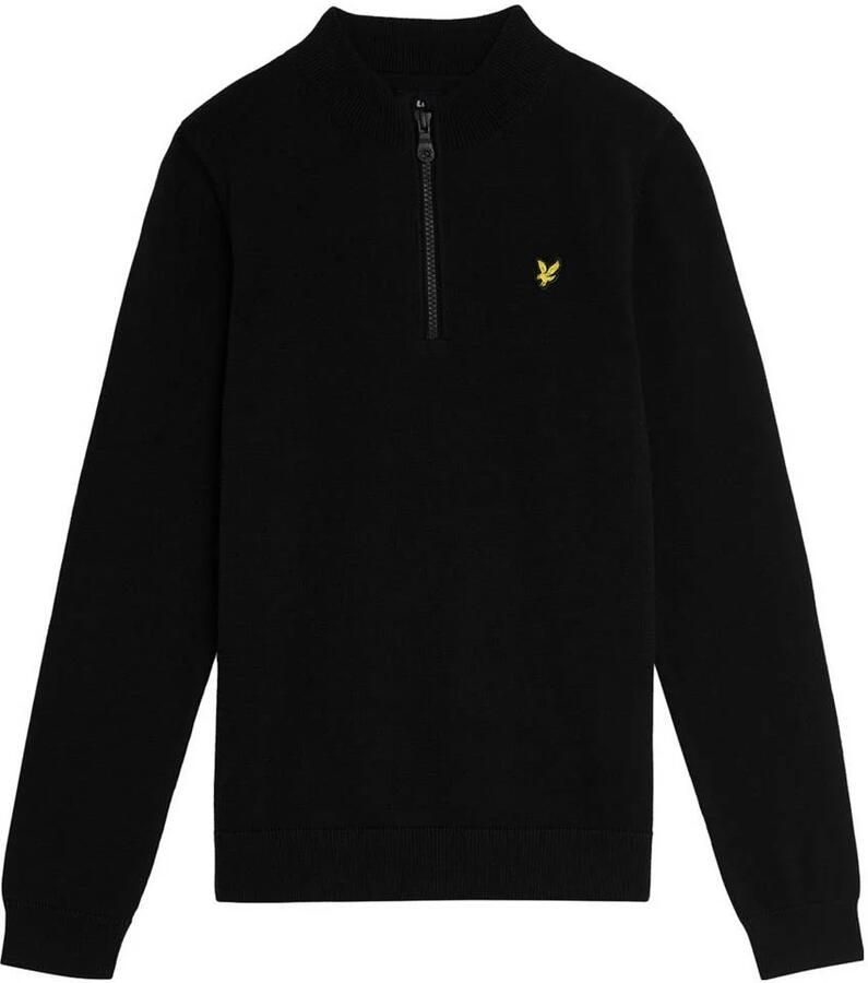 LYLE & SCOTT Jongens Truien & Vesten 1 4 Zip Jumper Zwart - Foto 4