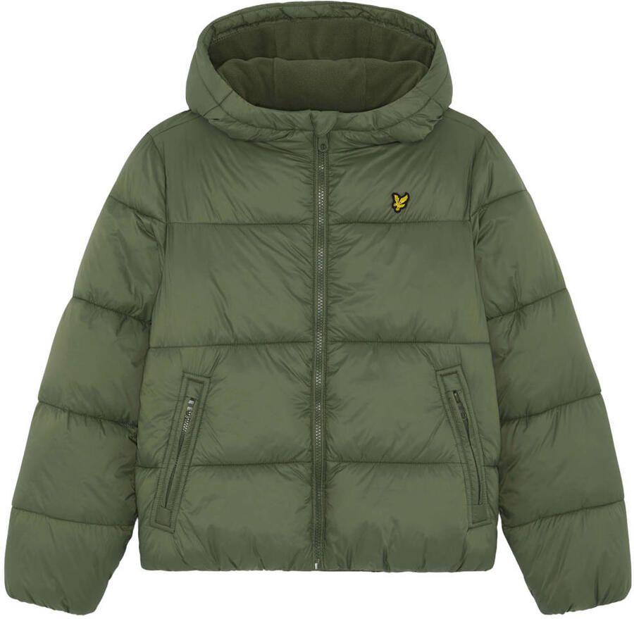 LYLE & SCOTT Jongens Jassen Fleece Lined Padded Jacket Groen - Foto 3