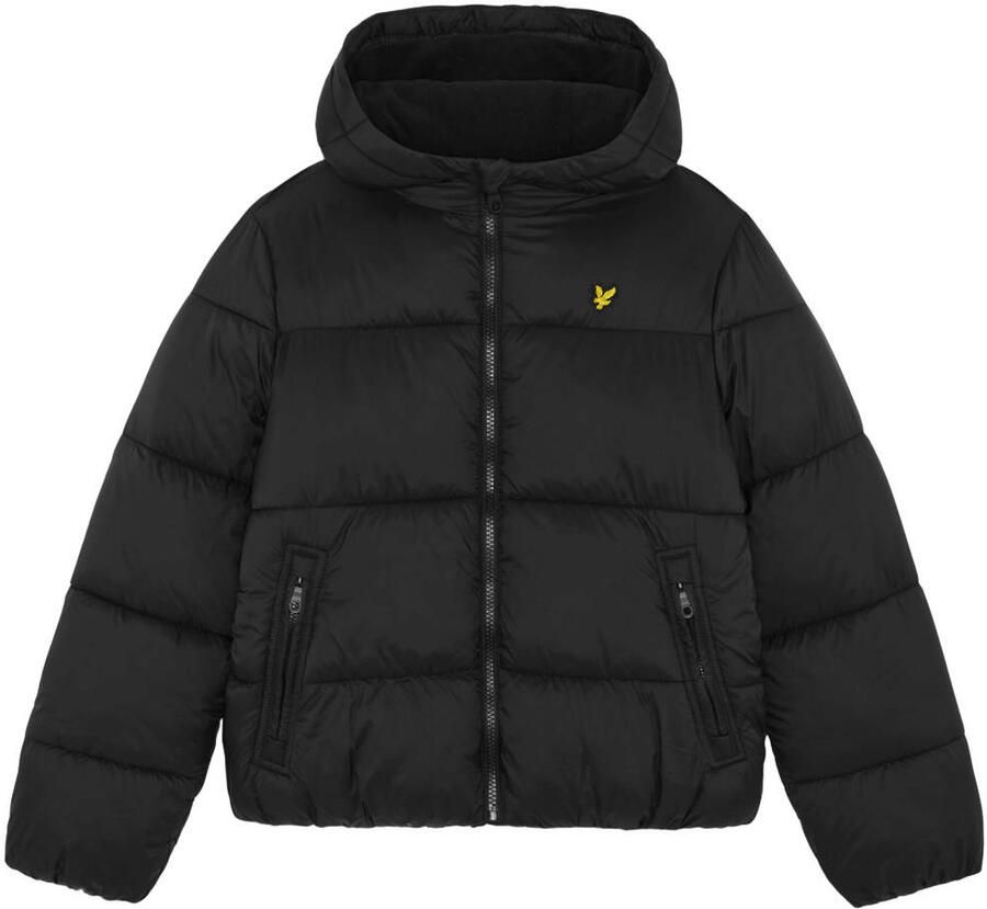 Lyle & Scott winterjas zwart