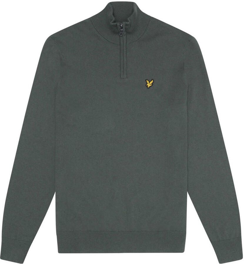 Lyle & Scott wol gebreide trui groen - Foto 1