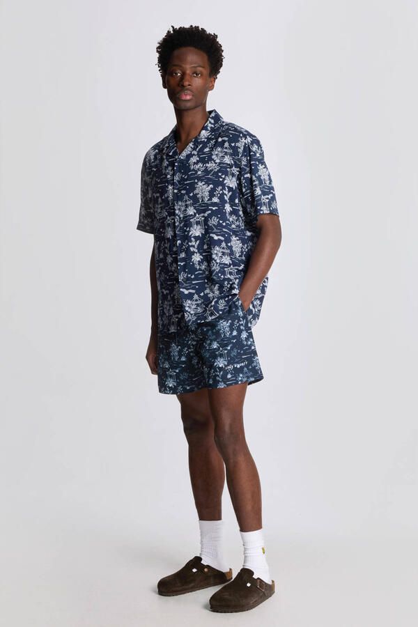 Lyle & Scott zwemshort donkerblauw