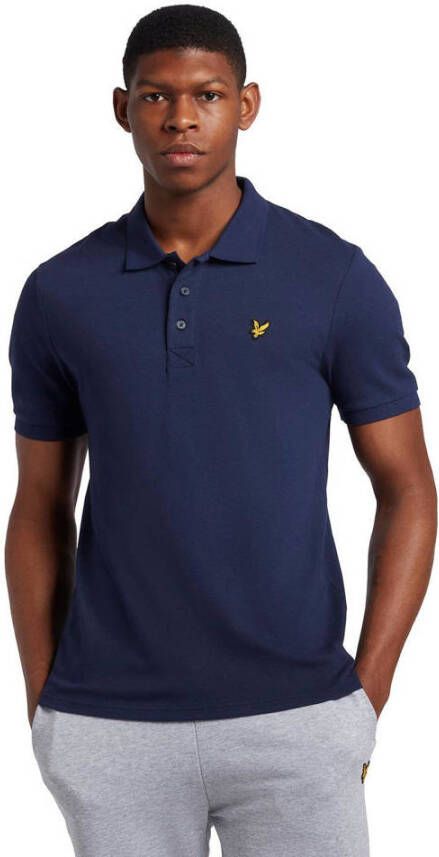 Lyle & Scott Polo Shirt Korte Mouw Lyle & Scott Effen poloshirt van biologisch katoen - Foto 2