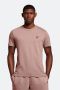 Lyle & Scott Plain T-shirt lichtroze Ts400Vog Roze Heren - Thumbnail 2