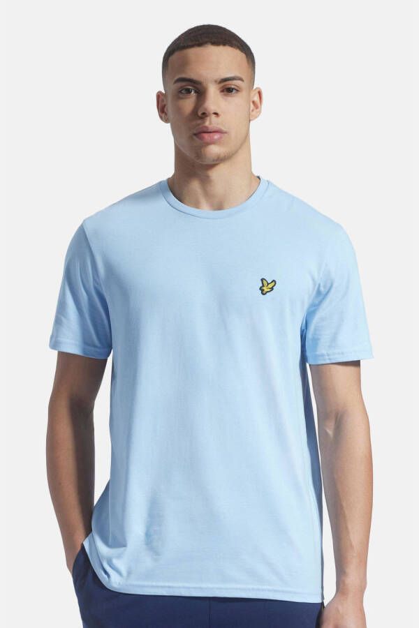Lyle & Scott Lichtblauw T-shirt met geborduurd logo Blue Heren - Foto 2