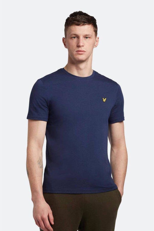 Lyle & Scott Plain T-shirt Donkerblauw Ts400Vog Blauw Heren