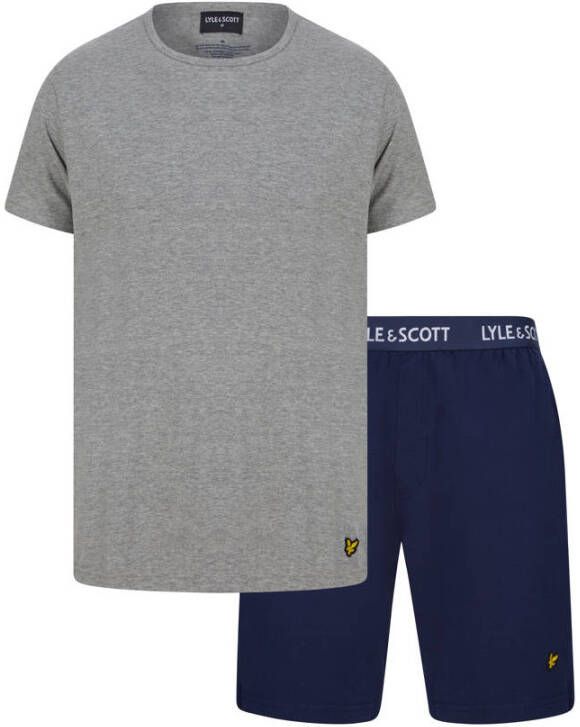 Lyle & Scott Pyjama's nachthemden Lyle & Scott Charlie pyjamabroekset