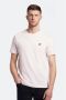 LYLE & SCOTT Heren Polo's & T-shirts Plain T-shirt Lichtroze - Thumbnail 2