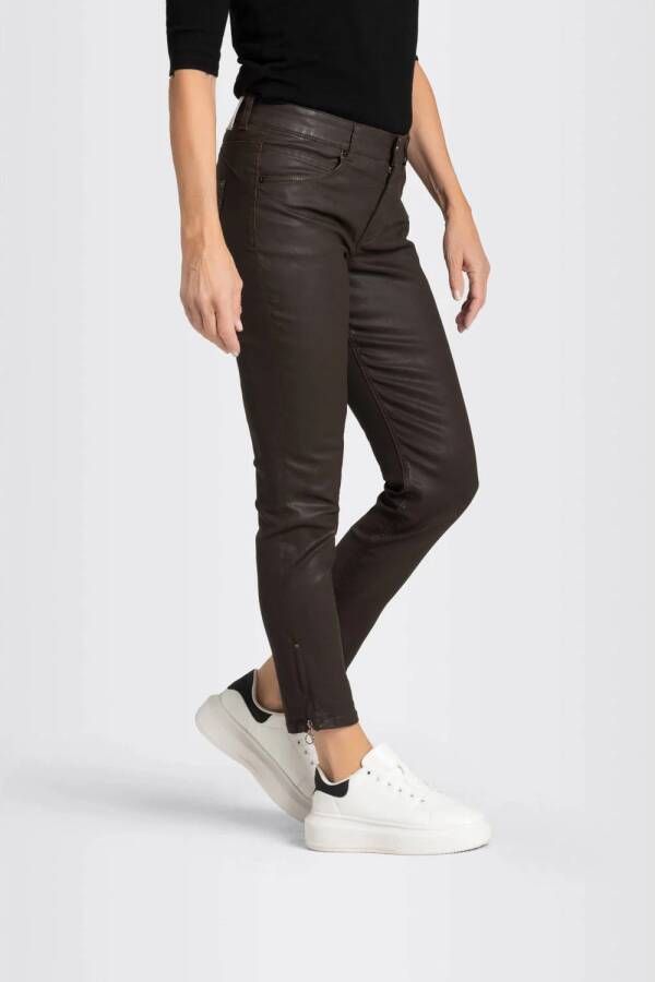 MAC 7 8 jeans Rich-Slim-Chic-Coated Gecoat iets glanzend materiaal