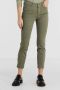 MAC Skinny Straight-Leg Cropped Jeans 5471 90 0355L Light Army Green Dames - Thumbnail 1