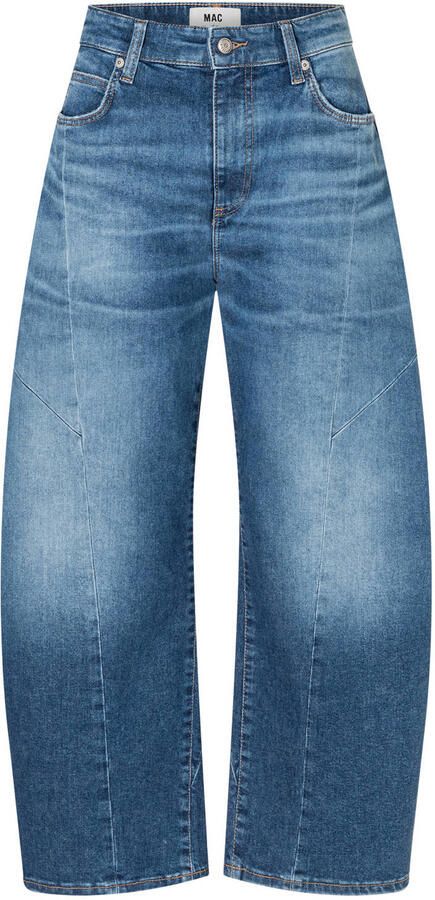 MAC Dames Jeans 0333l Auth. Comfort Vintage Denim Dakota Seam Barrel Fit Blauw - Foto 7