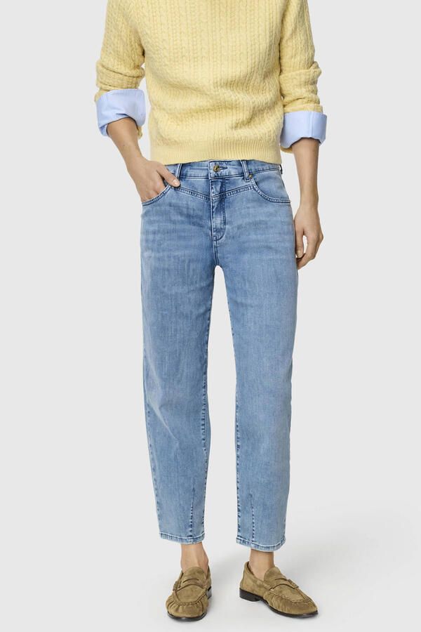 MAC barrel fit jeans met steekzakken model 'BOBBIE'