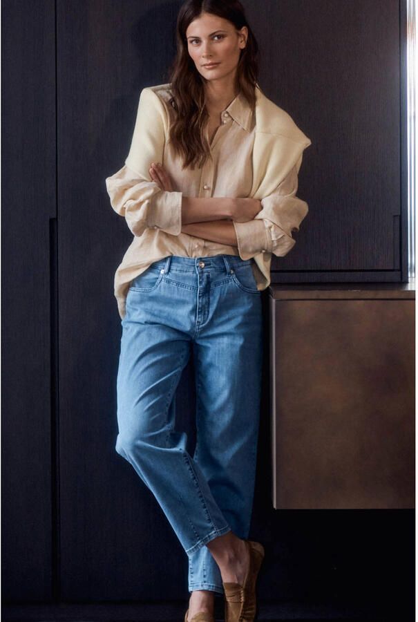 MAC barrel fit jeans met steekzakken model 'BOBBIE' - Foto 2