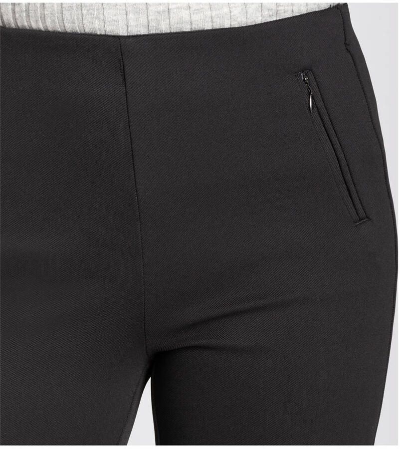 MAC Slim Fit Boot Cut Stretch Jeans Zwart Dames