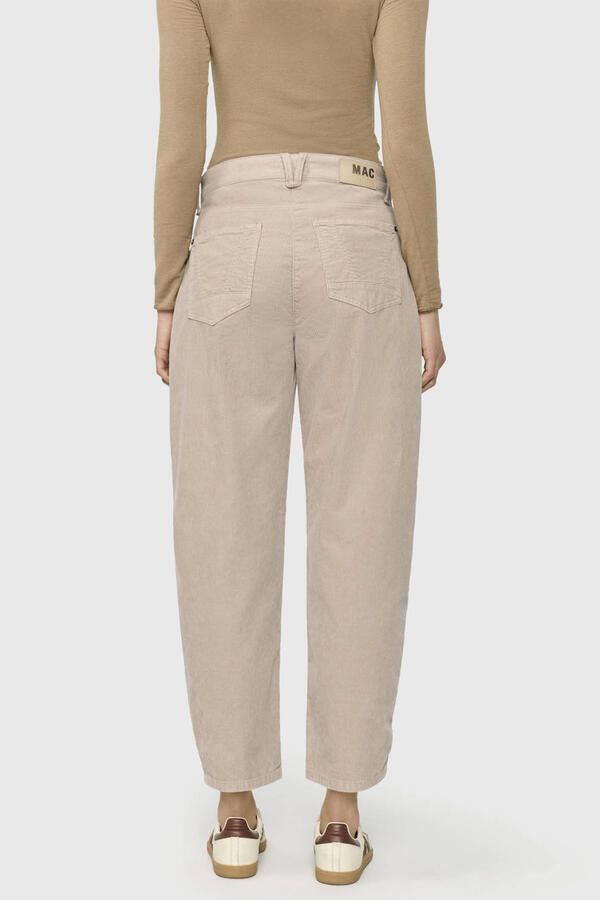 MAC denim barrel broek beige - Foto 3