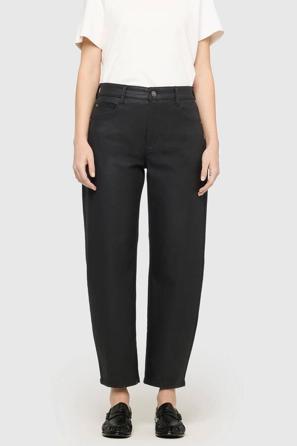 MAC denim barrel broek zwart