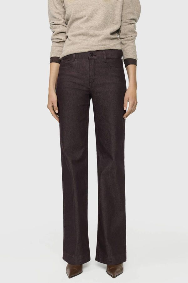 MAC Dames Jeans 0350l Dream Colour Denim Dream Wide Authentic Bruin-34 - Foto 5