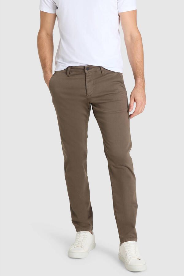 MAC DRIVER regular fit chino bruin