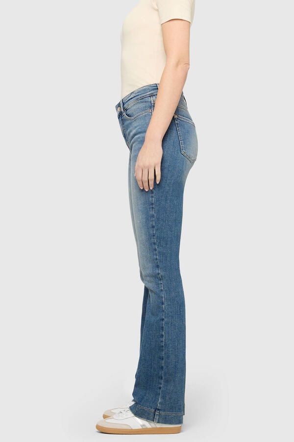 MAC Dames Jeans 0358l Authentic Mega Flex Dream Boot Authentic Bootcut Blauw-32 - Foto 7