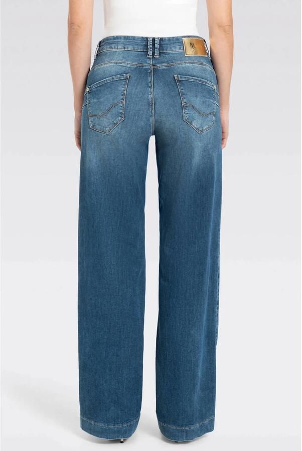 MAC high waist wide leg jeans wide leg jeans medium blue denim - Foto 2