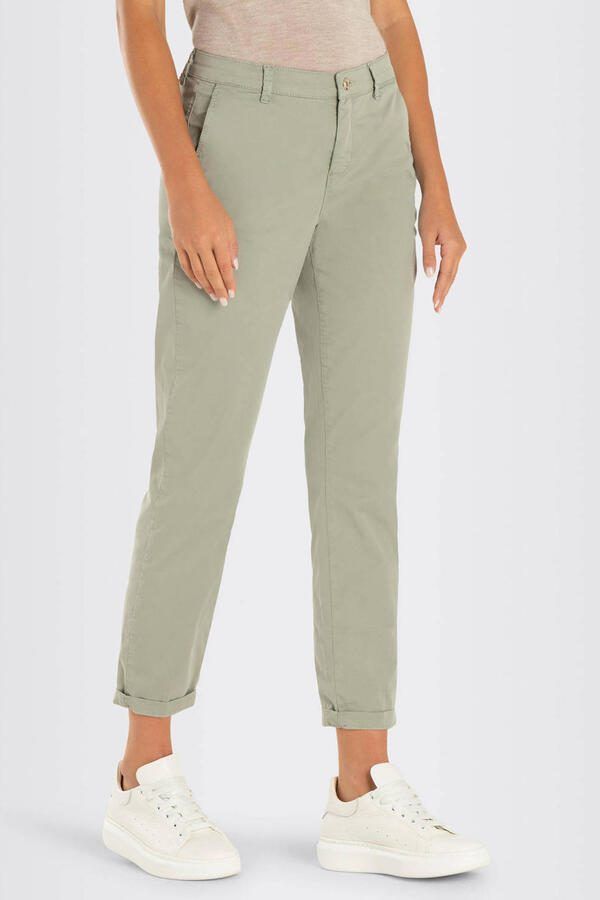 MAC Chino turn up met subtiele glans elegant en sportief tegelijk - Foto 3