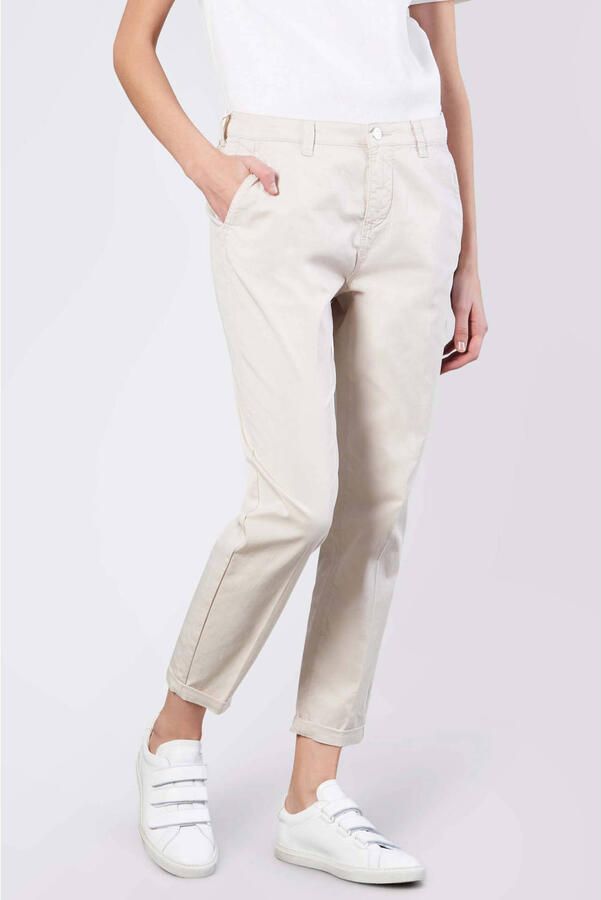 MAC Chino turn up met subtiele glans elegant en sportief tegelijk - Foto 2