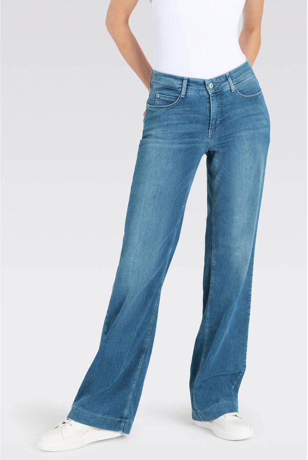 MAC Wijde jeans DREAM WIDE met wijde broekspijp stretch
