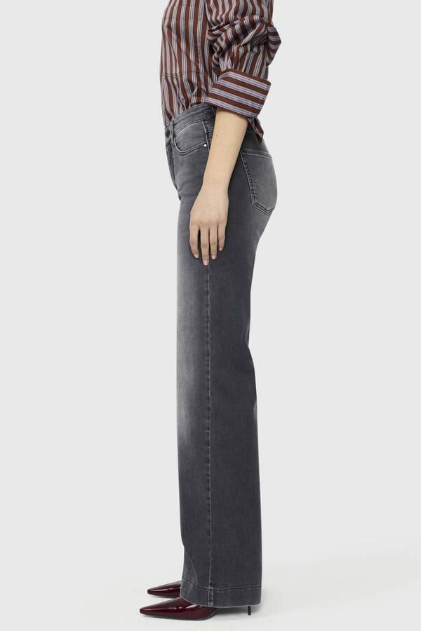 MAC regular waist wide leg jeans grijs - Foto 2