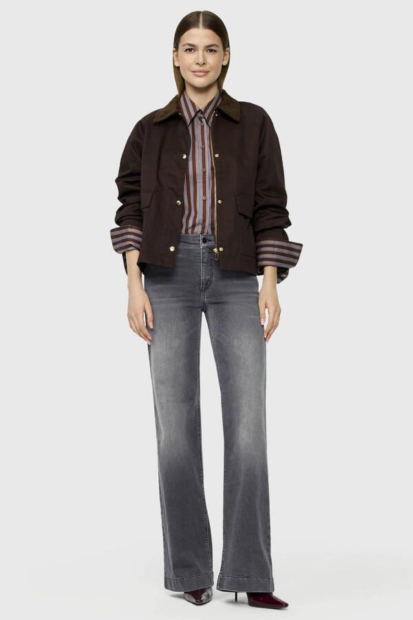 MAC regular waist wide leg jeans grijs - Foto 2