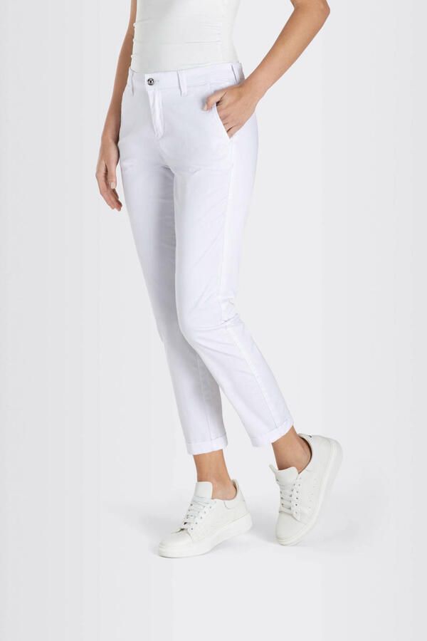 MAC Chino turn up met subtiele glans elegant en sportief tegelijk - Foto 3