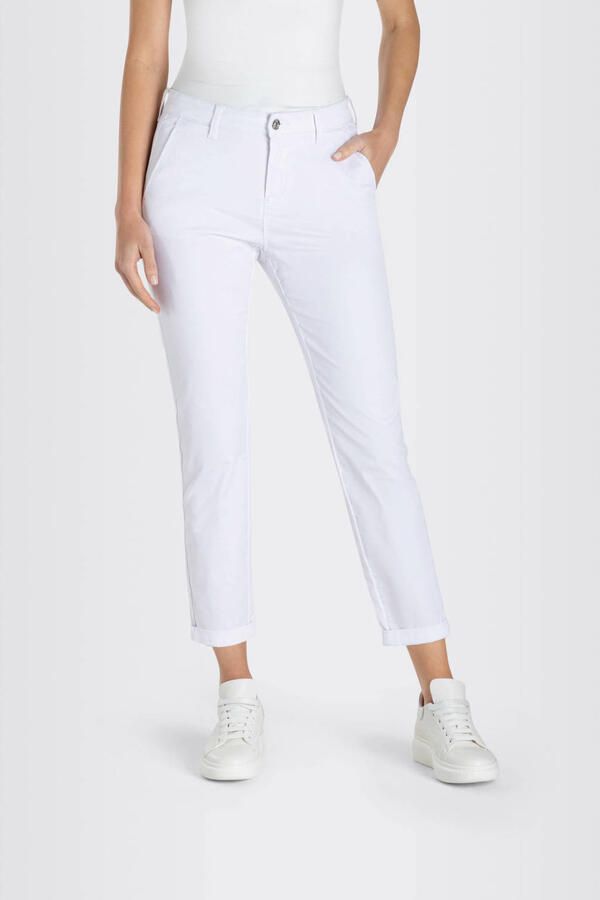 MAC Chino turn up met subtiele glans elegant en sportief tegelijk - Foto 2