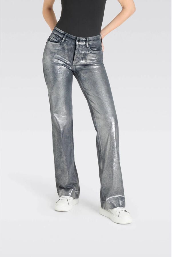 MAC Wide leg jeans met 5-pocketmodel - Foto 2