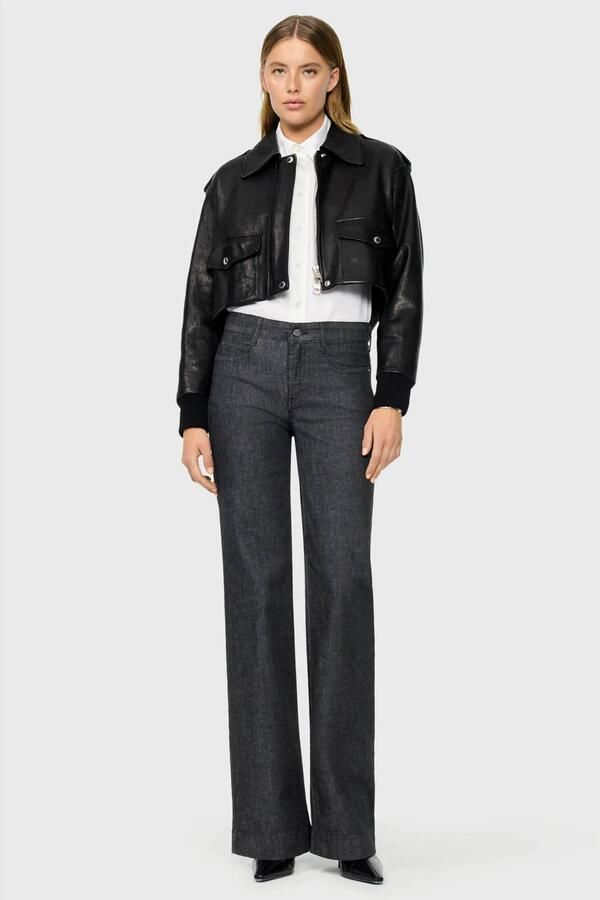 MAC Dames Jeans 0357l Dream Wide Authentic Wide Leg Donkerblauw-34 - Foto 6