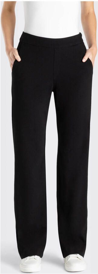 MAC Straight fit stoffen broek met elastische band model 'Chiara' - Foto 3