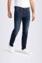 MAC Slim-Fit Jeans in Vervaagd Marine Patroon Blue Heren - Thumbnail 1