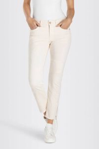 MAC Slim fit jeans Rich-Chic Moderne franje aan de zoom en slijteffecten