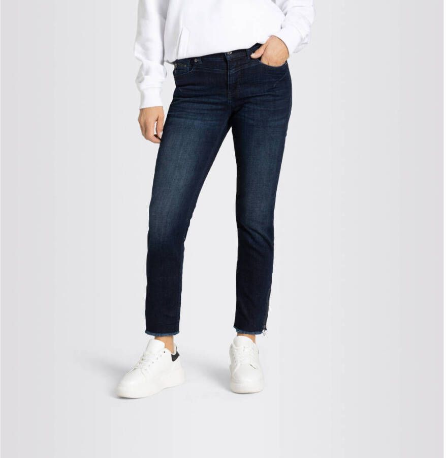 MAC Donkerblauwe Denim Skinny Jeans Blue Dames