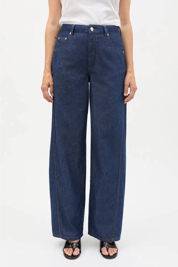 MADS NØRGAARD COPENHAGEN Air Denim Christel Jeans wide leg jeans dark blue denim