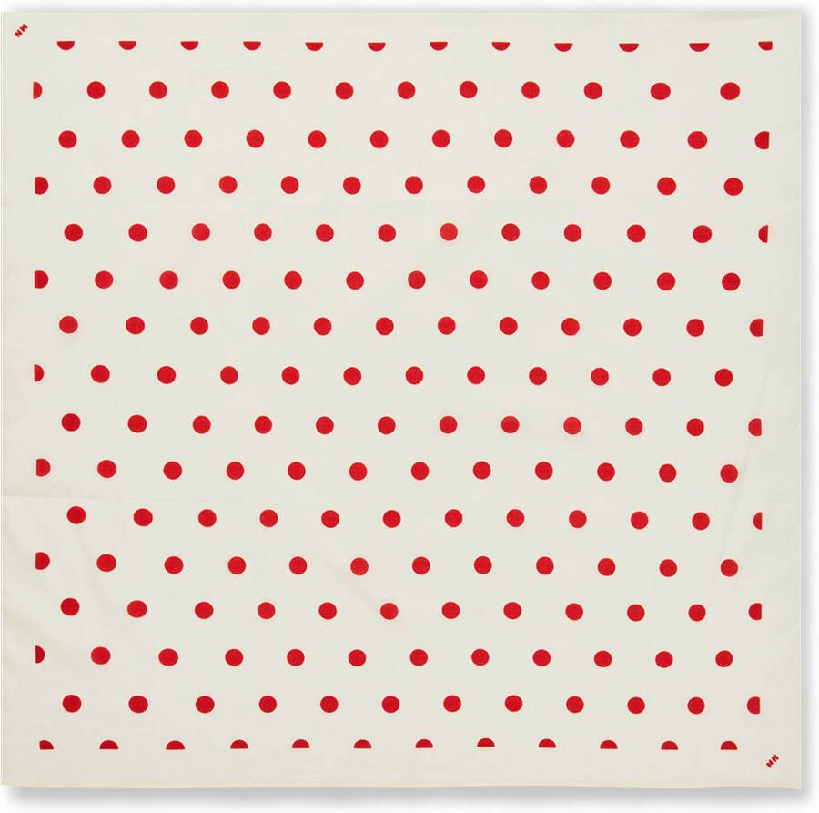 MADS NØRGAARD COPENHAGEN bandana Soft Cotton ecru rood