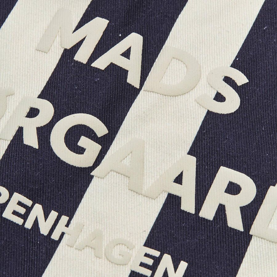 MADS NØRGAARD COPENHAGEN gestreepte shopper Boutiqno Athene donkerblauw ecru - Foto 2