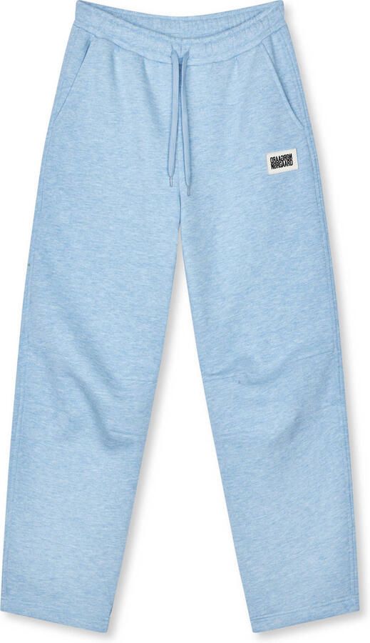 MADS NØRGAARD COPENHAGEN high waist regular fit broek lichtblauw
