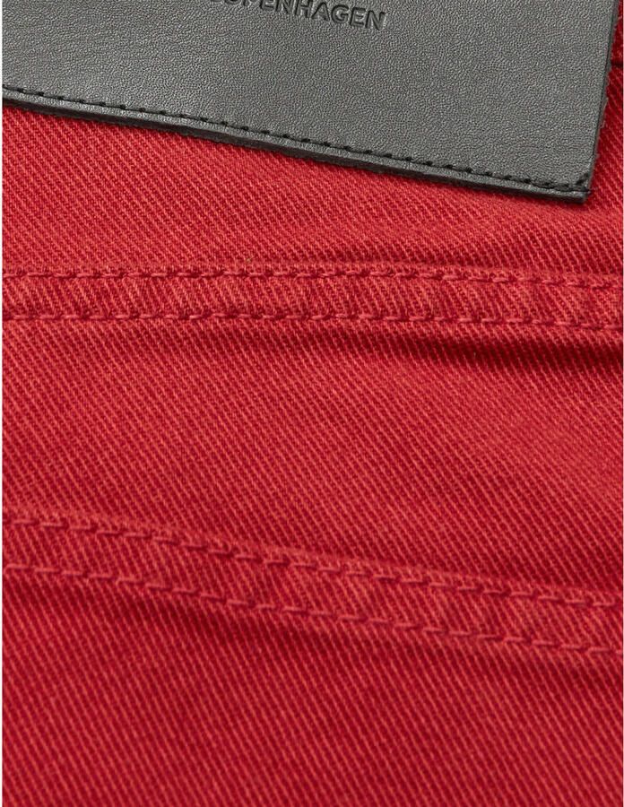 MADS NØRGAARD COPENHAGEN high waist barrel jeans rood - Foto 2