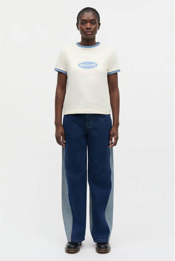 MADS NØRGAARD COPENHAGEN loose fit jeans dark blue denim