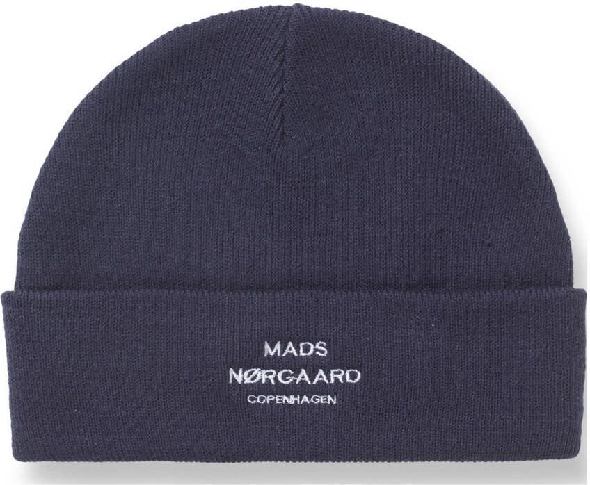 MADS NØRGAARD COPENHAGEN muts Isak Ambas donkerblauw