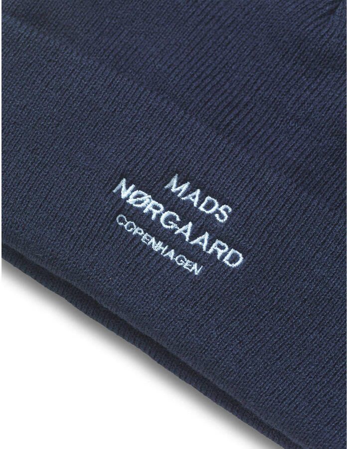 MADS NØRGAARD COPENHAGEN muts Isak Ambas donkerblauw - Foto 2