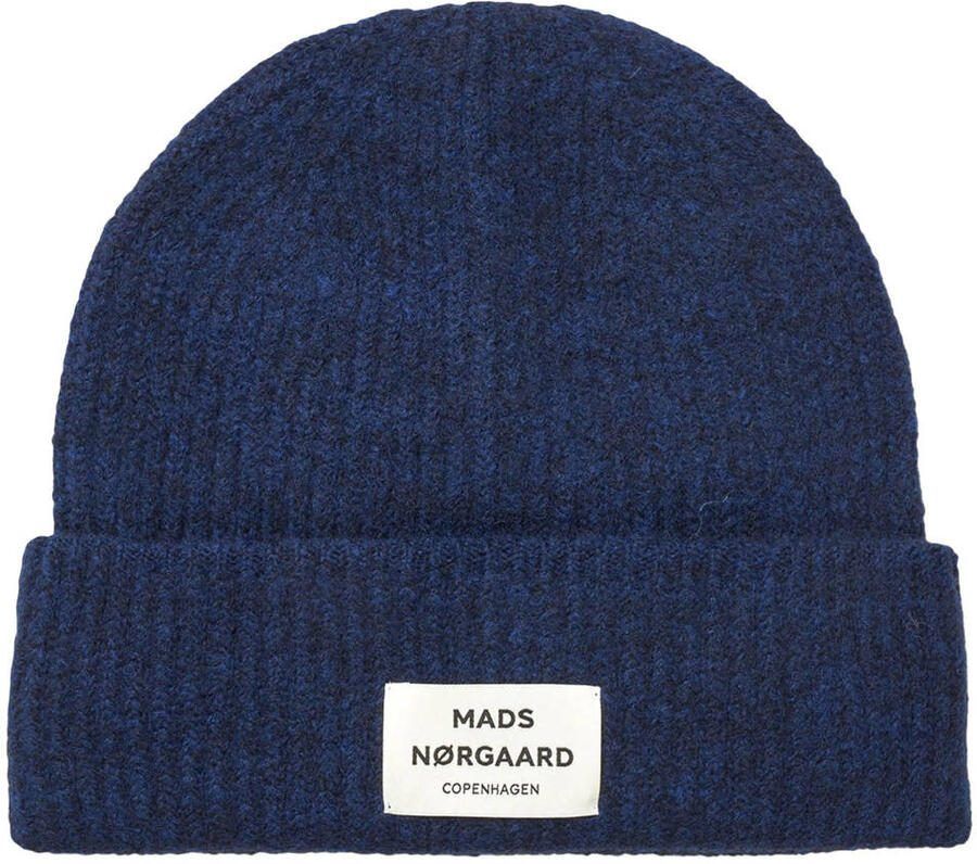 MADS NØRGAARD COPENHAGEN muts Tosca Anju donkerblauw