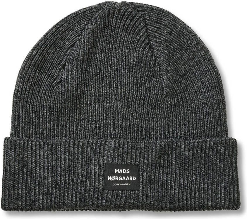 MADS NØRGAARD COPENHAGEN muts Wool Ask antraciet