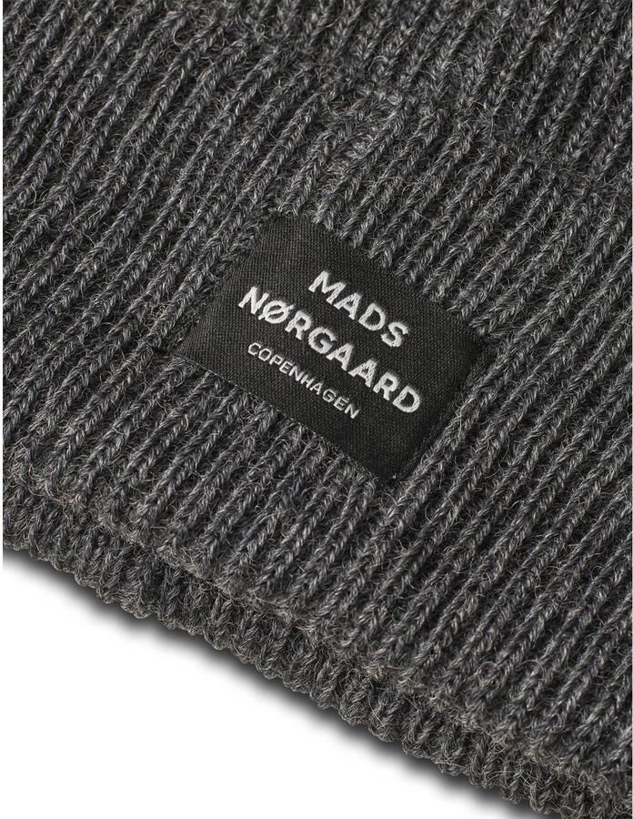 MADS NØRGAARD COPENHAGEN muts Wool Ask antraciet - Foto 2