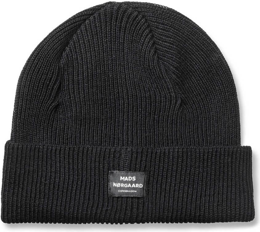 MADS NØRGAARD COPENHAGEN muts Wool Ask zwart
