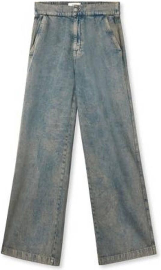 MADS NØRGAARD COPENHAGEN regular waist medium blue denim - Foto 1
