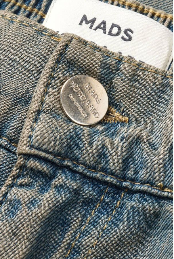 MADS NØRGAARD COPENHAGEN regular waist medium blue denim - Foto 2